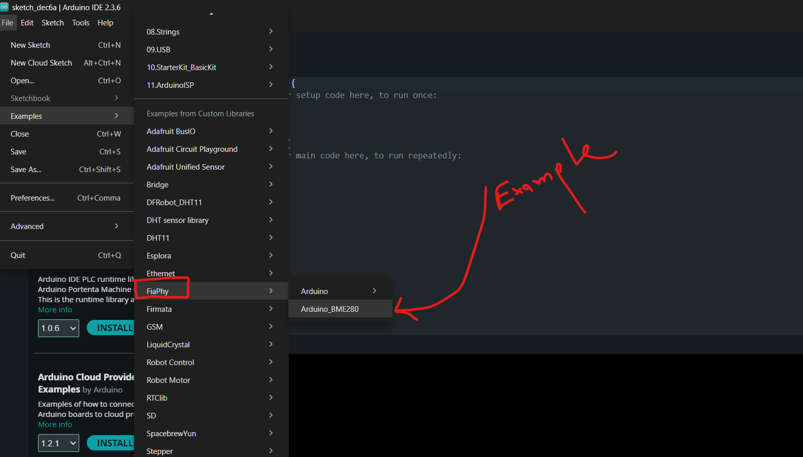 Arduino IDE Library Installation